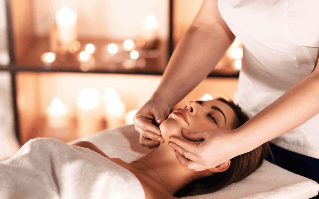 Ambiente zen en spa para masaje balinés en Barcelona